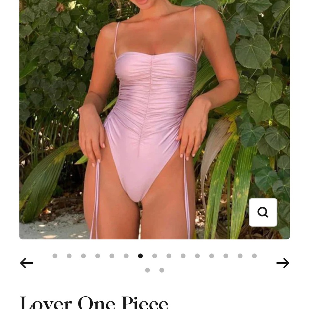 HoneyPlum clothing purple one piece adjustable size swimsuit. Never worn.